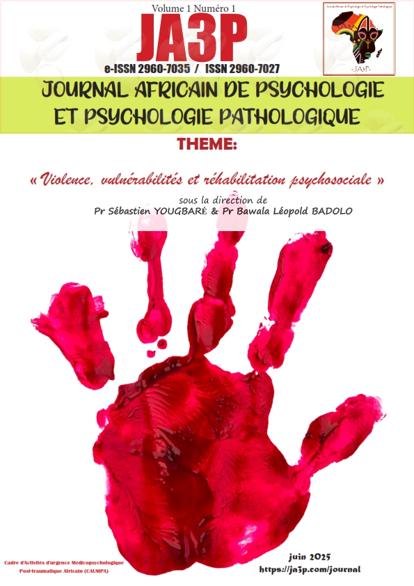 					Afficher Vol. 1 No 1 (2025): Violences, vulnérabilités et réhabilitation psychosociale
				